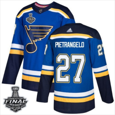 Alex Pietrangelo Blues Royal Heim Blau 2019 Stanley Cup Final St